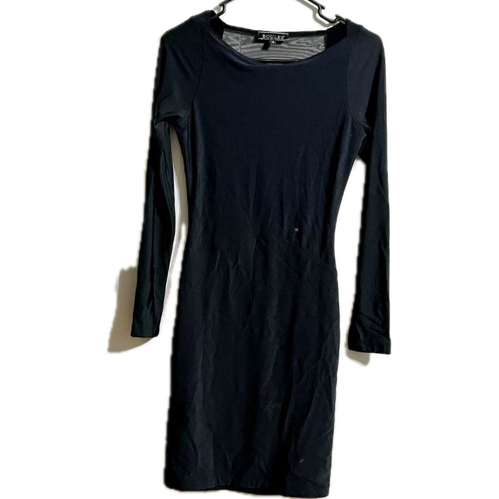 Just Love Black Long Sleeve Dress‎ with Timeless Elegance